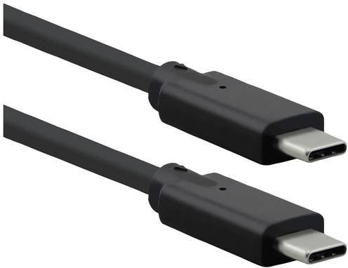 Roline USB-C Kabel USB 3.2 Gen2x2 Schwarz 1,00 m - Bild 1