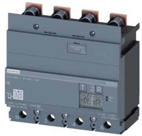 Siemens 3VA9214-0RL20 Differenzstrom-Schutzgerät RCD in Grau, B/T/H: 14,0 x 7,0 x 11,5 cm - Bild 1