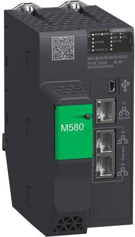 Schneider Electric BMEP582040 Erweiterungsmodul mit Ethernet/LAN in Grau - Bild 1