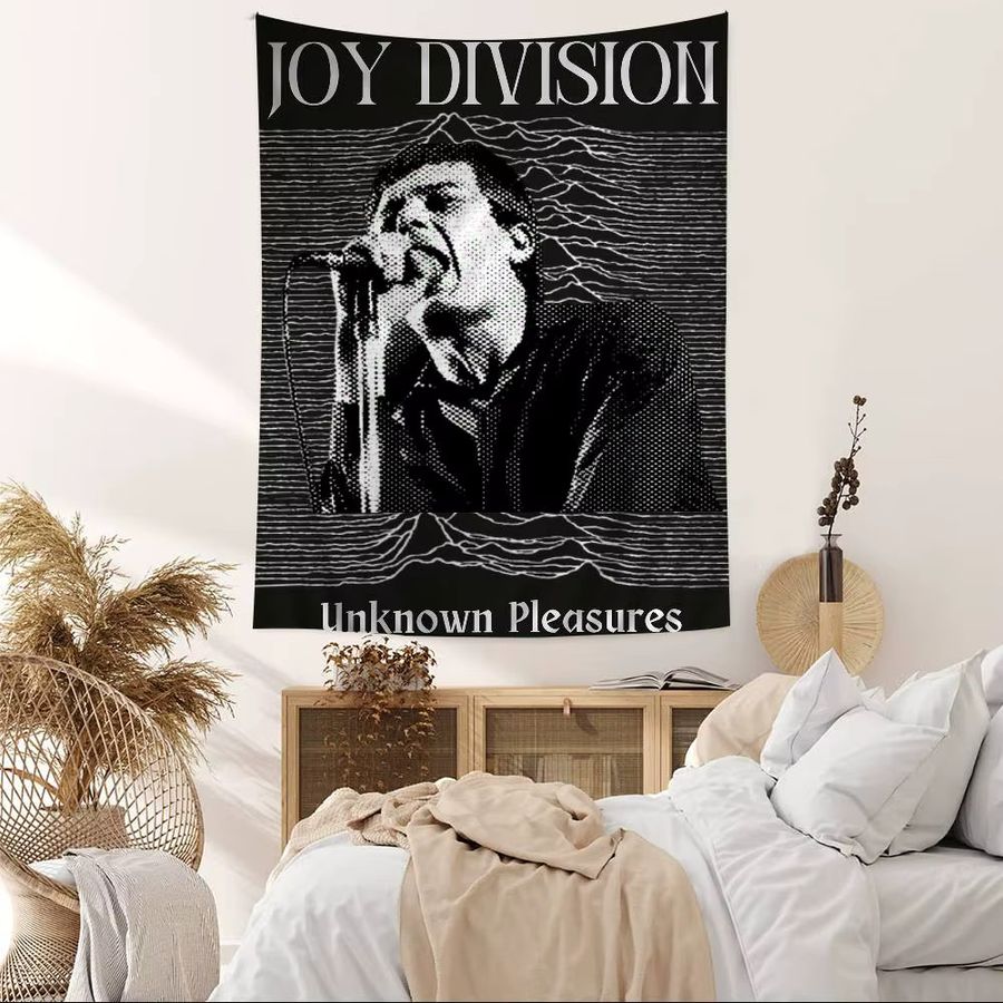 J-Joy D-Division Hängender böhmischer Wandteppich mit Tarot-Motiv in Schwarz-Weiß - Bild 4