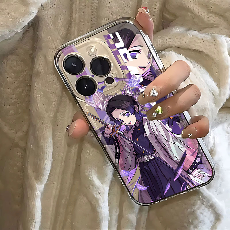 Bandai Anime Demon Slayer Handyhülle für iPhone 17e 17 16e 16 15 14 13 12 11 Air Pro Max X XR XSMax 7 Plus mit transparenter weicher Rückseite - Bild 4