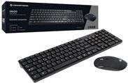 Conceptronic ORAZIO01ES Wireless Tastatur und Maus Set mit Bluetooth und Wi-Fi, Schwarz, QWERTY ES Layout - Bild 1
