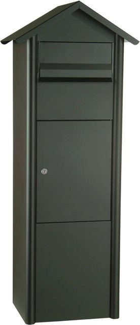MEFA Paketkasten Pine in Schwarz, B/T/H: 110,5 x 43 x 30,3 cm - Bild 1