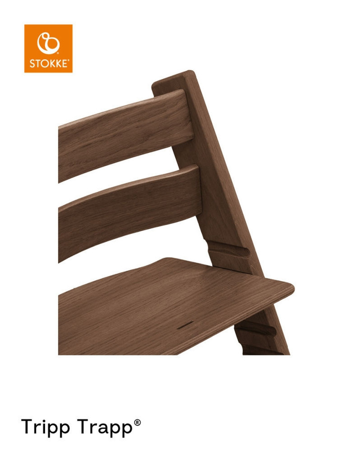 Stokke Tripp Trapp Treppenhochstuhl aus Eiche in Braun inkl. Baby Set - Bild 4