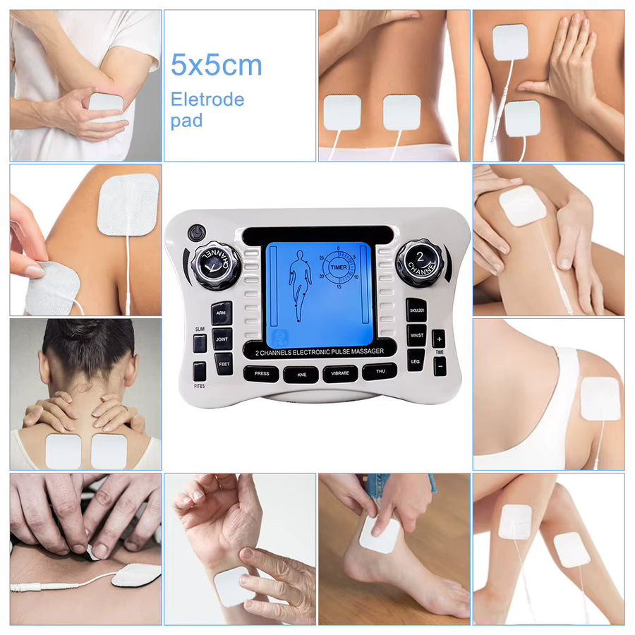 SANPKON Elektrisches TENS-Impulsmassagegerät EMS Muskelstimulator, Weiß, Unisex - Bild 3