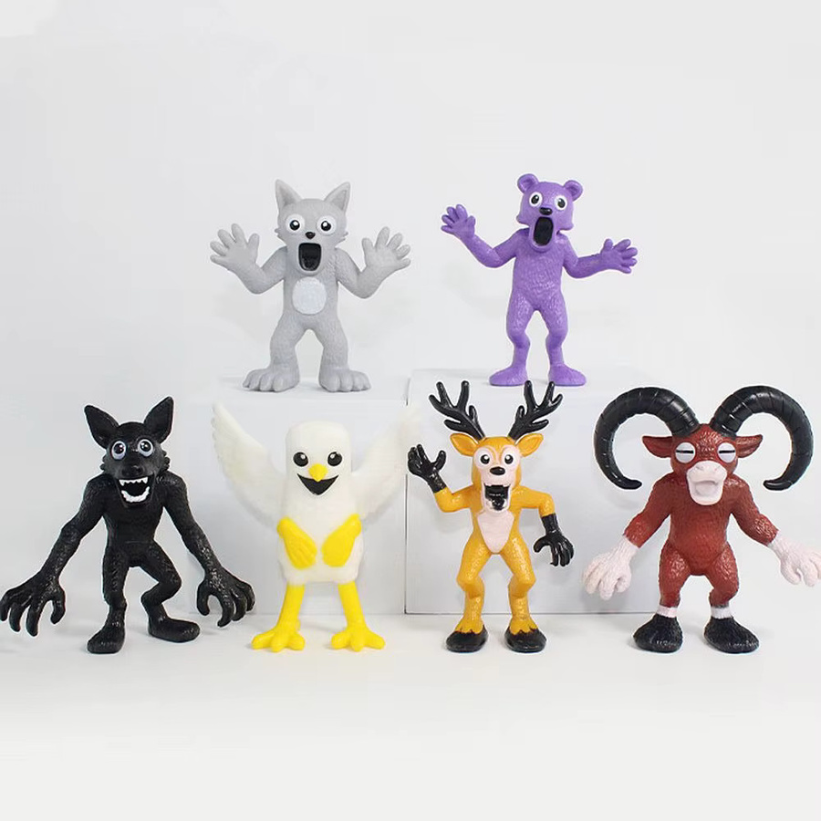 Bandai Überlebensspiel 99 Nächte im Wald, Actionfiguren, 6-teiliges Set - Bild 2