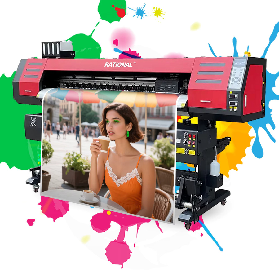 Eco Solvent XP600 Inkjet-Drucker für Banner, Aufkleber und Vinyl mit 1,8 m Druckbreite - Bild 3