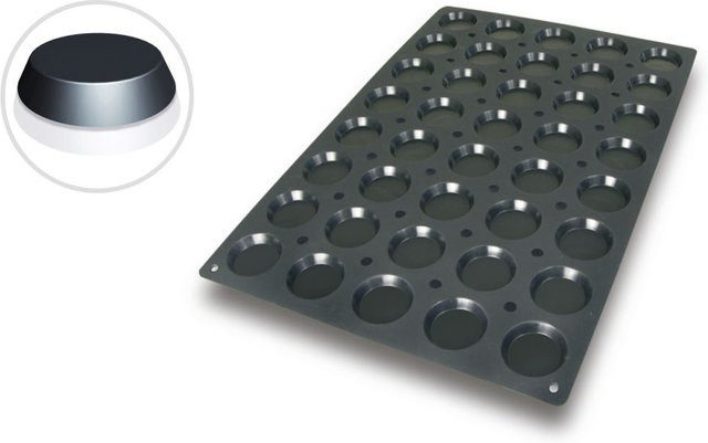 Schneider Silikonbackform Florentiner, Schwarz, B: 40 cm, T: 60 cm, H: 1,1 cm, 25 ml - Bild 1