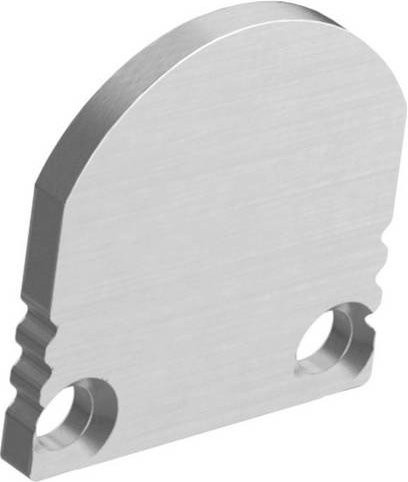 Barthelme Endkappen-Set aus Aluminium in Silber - Bild 1