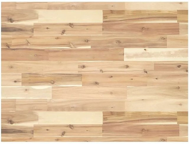 vidaXL Tischplatte aus Massivholz Akazie, rechteckig, braun, B/T/H: 80 x 60 x 4 cm - Bild 1