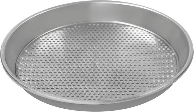 Schneider Pizzablech aus Aluminium, rund, silber, Höhe: 2,5 cm, Durchmesser: 22 cm - Bild 1