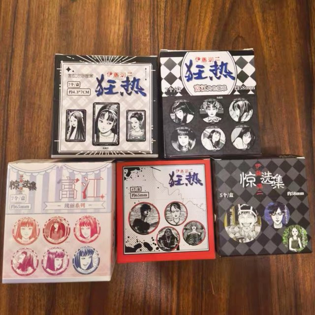 Bandai Junji Ito Tomie Kawakami Abzeichen, Zubehör, Schwarz - Bild 1