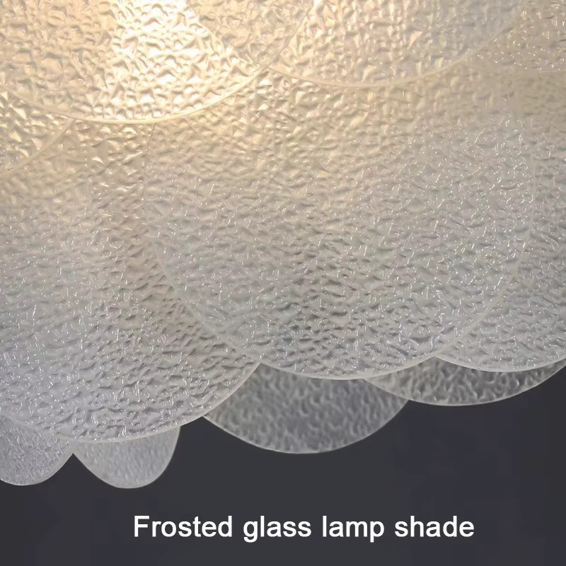Vecli Pendelleuchte aus Kristall und Glas in Gold/Messing für Wohnzimmer, Esszimmer, Arbeitszimmer und Schlafzimmer - Bild 2