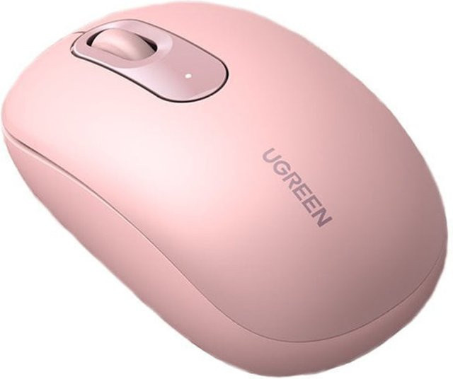 UGREEN MU105 Drahtlose Maus mit 2400 DPI in Rosa - Bild 1