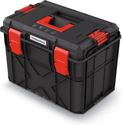 PROSPERPLAST Werkzeugkiste X Block, schwarz, B/H/T: 54,6 x 40,7 x 38,0 cm - Bild 1