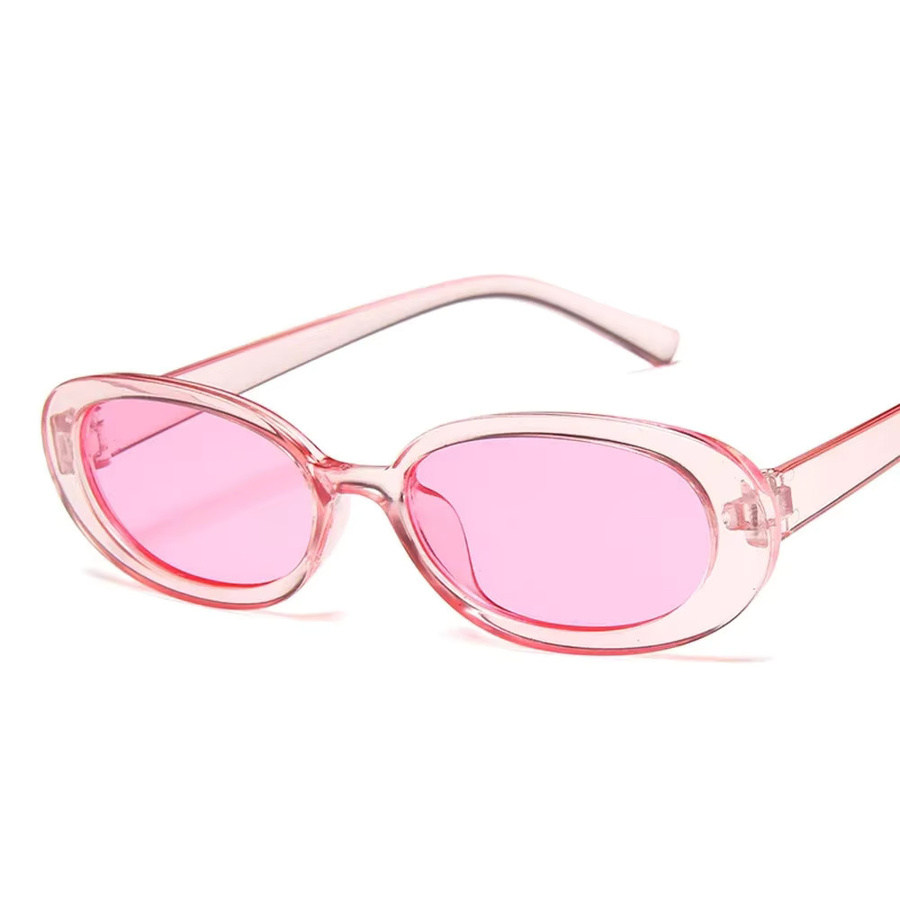 XaYbZc Sonnenbrille Cat Eye, Pink, Vollrand, Kunststoff, Damen - Bild 2