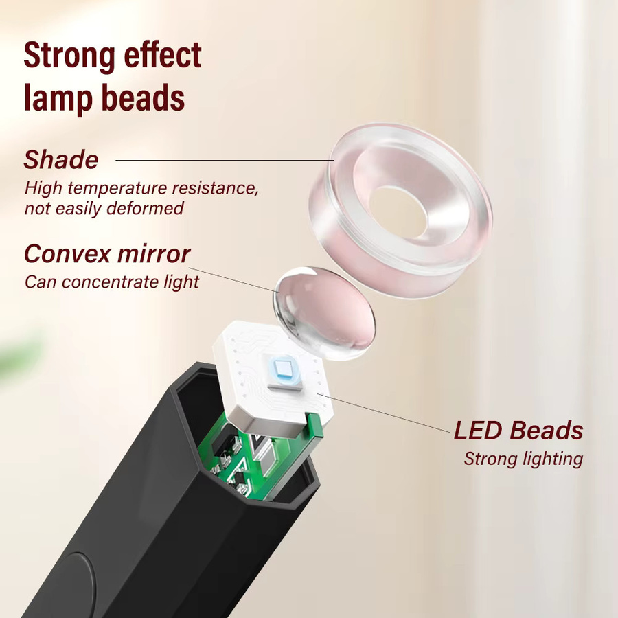 YIKOOLIN UV-LED-Nageltrockner-Lampe, Mini, USB - Bild 4