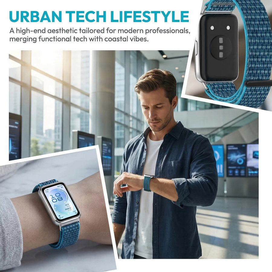 Huawei Uhrenarmband Nylon, NFC, Unisex - Bild 4