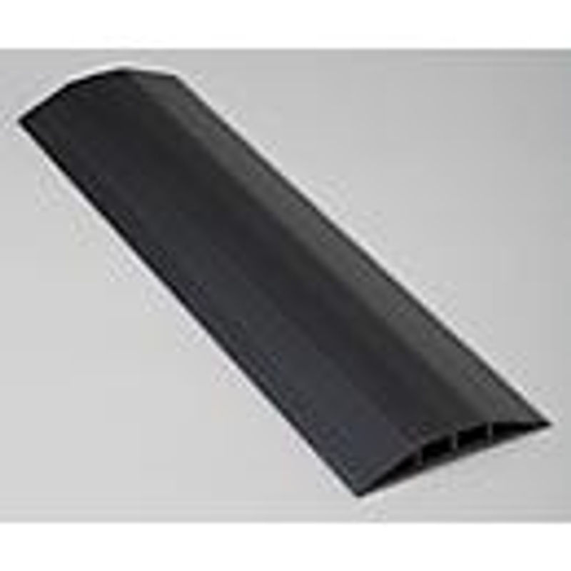 Kabelbrücke Typ 3 von EHA, schwarz, Kunststoff, L 300 cm x B 10 cm x H 1,7 cm - Bild 2