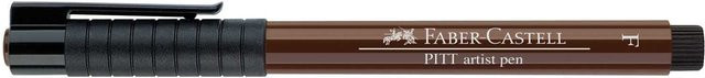 Faber Castell PITT artist pen fine Tintenroller in Sepia Dunkelbraun für Profis - Bild 1