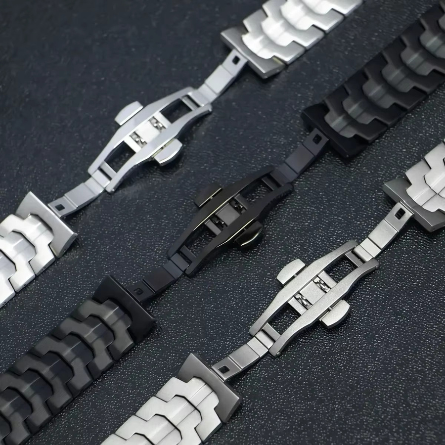 Uhrenarmband Edelstahl, Silber, Unisex - Bild 2