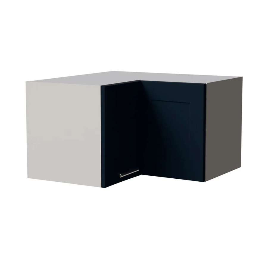 Feldmann-Wohnen Eckhängeschrank Oslo in Grau und Indigo Matt mit Soft-Close-Türen, B/T/H: 60 x 60 x 36 cm - Bild 2