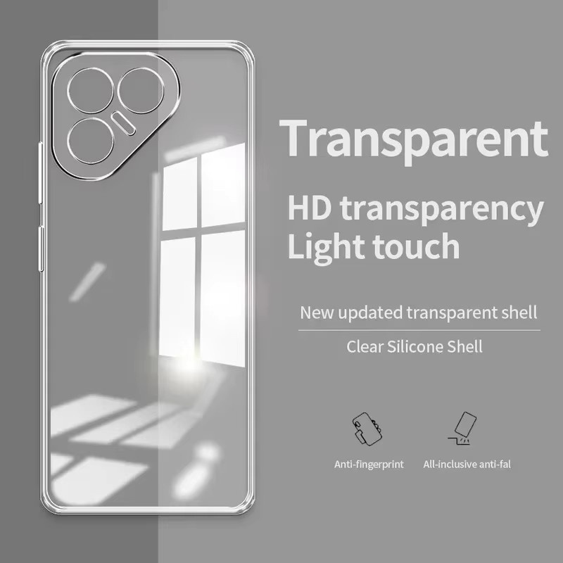 Transparentes Silikon Schutzcase für Tecno Pova 7 Pro 5G und Tecno Pova 7 Neo, stoßfeste Handyhülle - Bild 2
