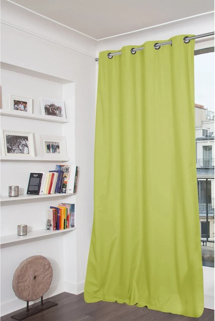 Moondream Verdunklungsvorhang Grün als Ösenschal, Höhe: 250 cm, Breite: 135 cm - Bild 1