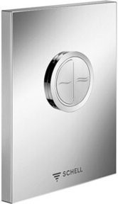 Schell WC-Betätigungsplatte EDITION ECO ND in Chrom, Dual-Flush, B/H: 12,0 x 15,0 cm, Tiefe: 1,2 cm - Bild 1