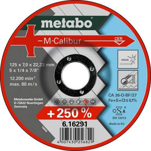 Metabo Schruppscheiben gekröpft für Metall, 10er Set, Bohrungs-Ø 22,23 mm, Mehrfarbig - Bild 1