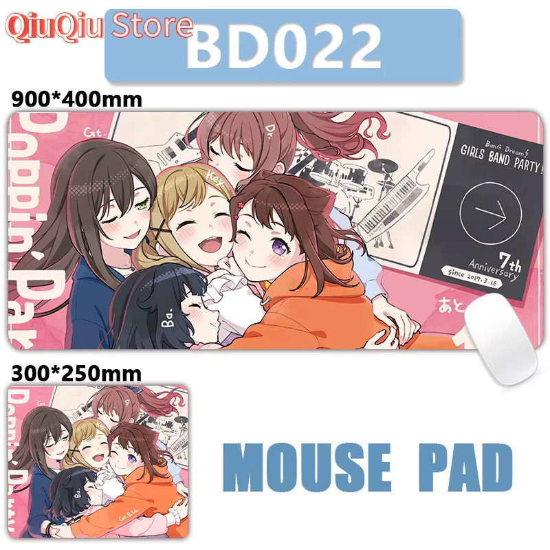 Bandai Bang Dream It's MyGO XXL Gaming-Mauspad Schreibtischunterlage in Multicolour - Bild 2