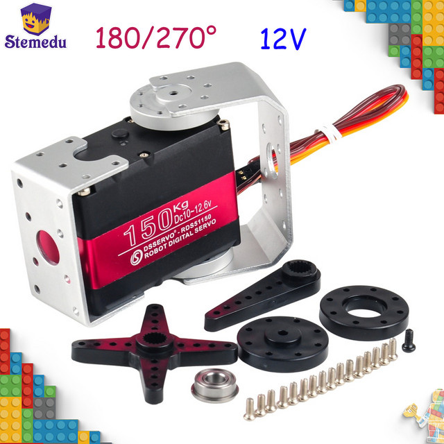 Stemedu Metallgetriebe Digital Servo, Roboter-Servomotor, Metall - Bild 1