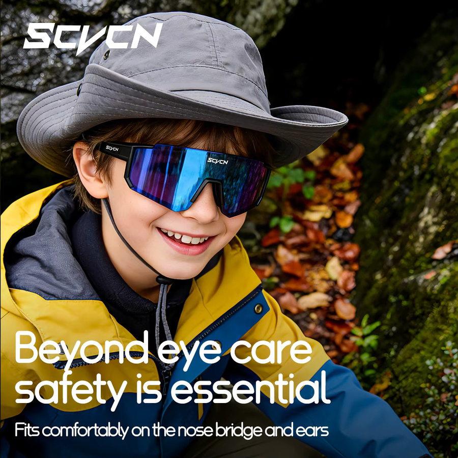 SCVCN Kinder-Sonnenbrille, Vollrand, Kunststoff, UV400 - Bild 3