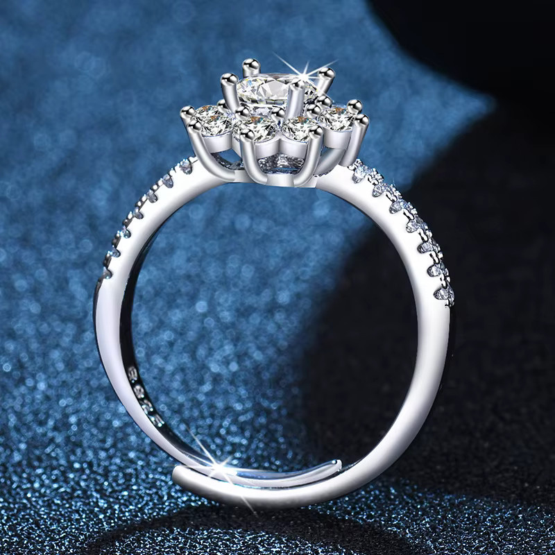 YDSMOSO Ring 925 Silber, Zirkonia, Damen - Bild 4