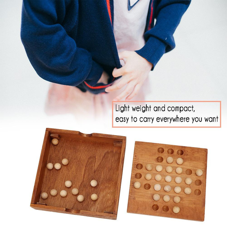 TOMTOP JMS Schach aus Holz Desktop Spielzeug - Bild 2
