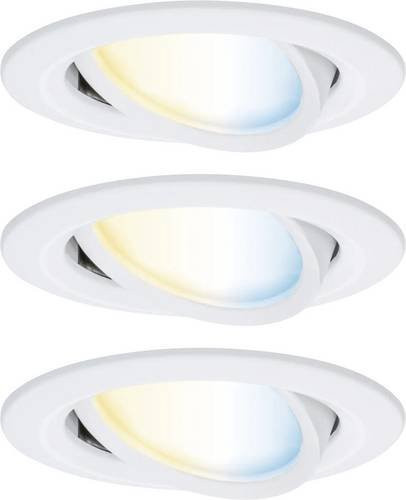 Paulmann LED-Einbauleuchte 92440, dimmbare Deckenleuchte in Weiß matt mit ZigBee-Steuerung und Inklusive Leuchtmittel - Bild 1