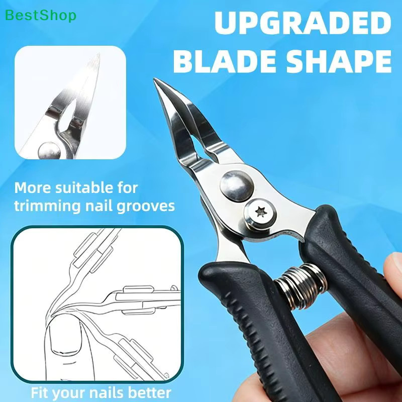 HNKMP Ingrown Toenail Clippers, Podologie-Zange aus Edelstahl, Unisex - Bild 3