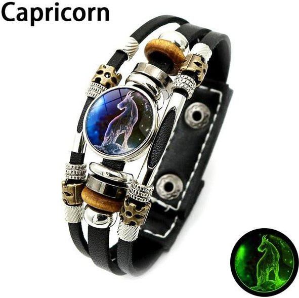 Armband Allbestart, Leder, grau, Herren - Bild 1