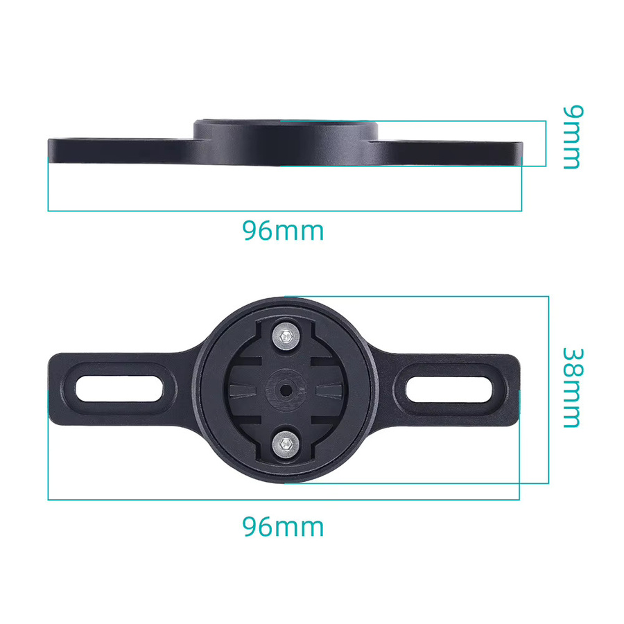 Garmin Rücklicht-Halterung für hinteren Gepäckträger aus Kunststoff in Schwarz, kompatibel mit Garmin TL300 RTL500 RTL510 RTL515 RVR315 und iGPSPORT SR30 - Bild 3