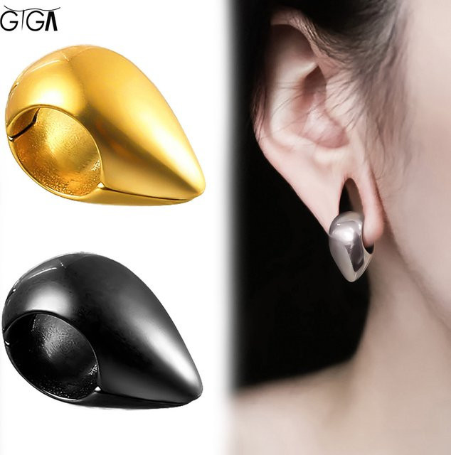 URROSE Ohrhänger Edelstahl, 10mm, Unisex - Bild 1
