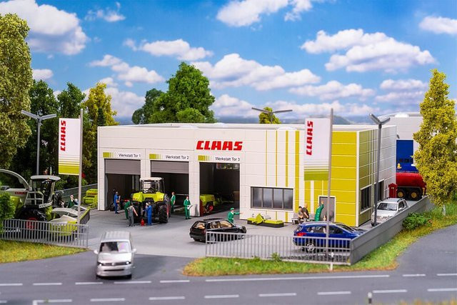 Faller Claas Landmaschinenwerkstatt, H0, 1:87, Kunststoff - Bild 2