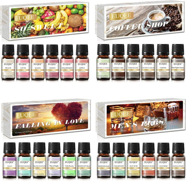 EUQEE Duftöle-Set, 6-teilig, 10 ml, Unisex - Bild 1