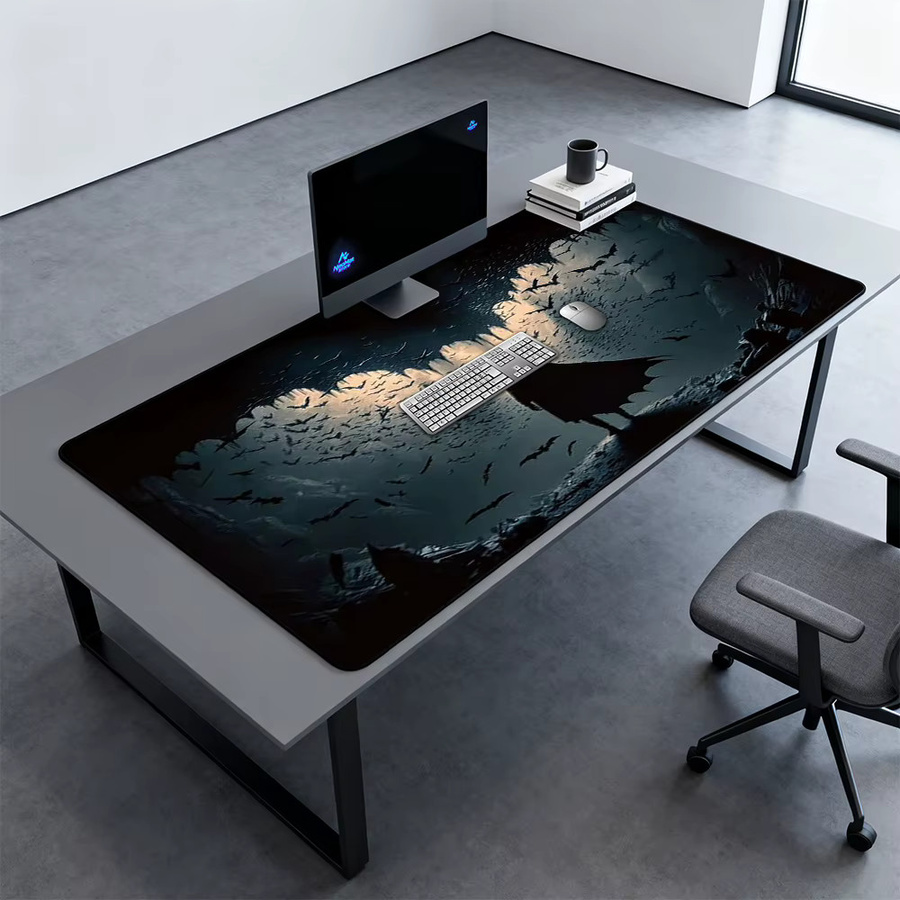 BERTALANFFY Premium Gaming Mauspad XXL in Schwarz, B/T: 1400 x 600 mm, 5 mm Dicke - Bild 2