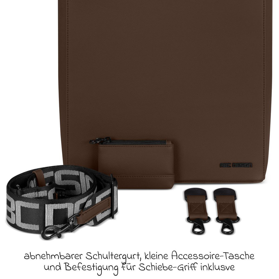 ABC Design Umhängetasche Tote Bag Daily mit Trageriemen in Braun - Bild 3