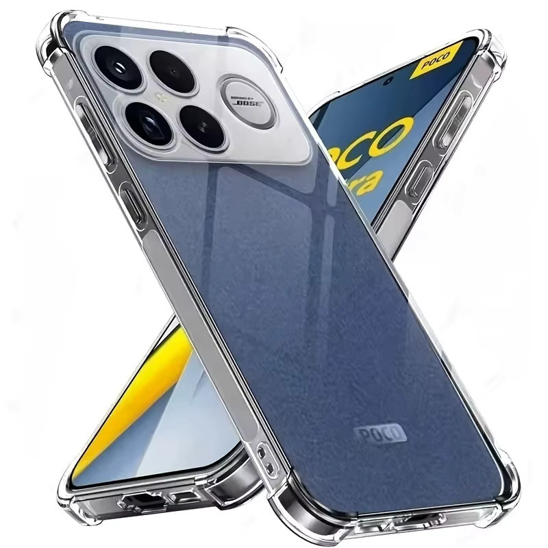 EUCAGR Transparente TPU Silikon Schutzhülle für Xiaomi Poco F8 Pro und Poco F8 Ultra - Bild 2