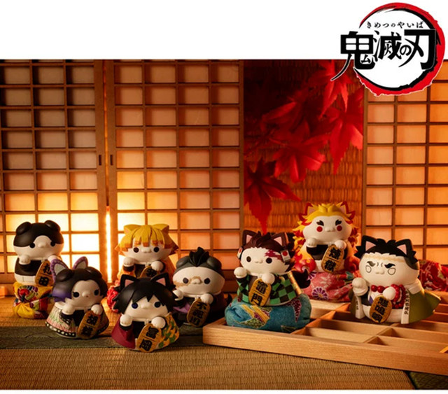 Bandai Demon Slayer Blindbox-Figur Glückskatze, Einzelfigur - Bild 1