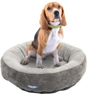 Wallace & Jones Hundebett BALMORAL M, rund, grau, Durchmesser: 65 cm, Höhe: 20 cm - Bild 1