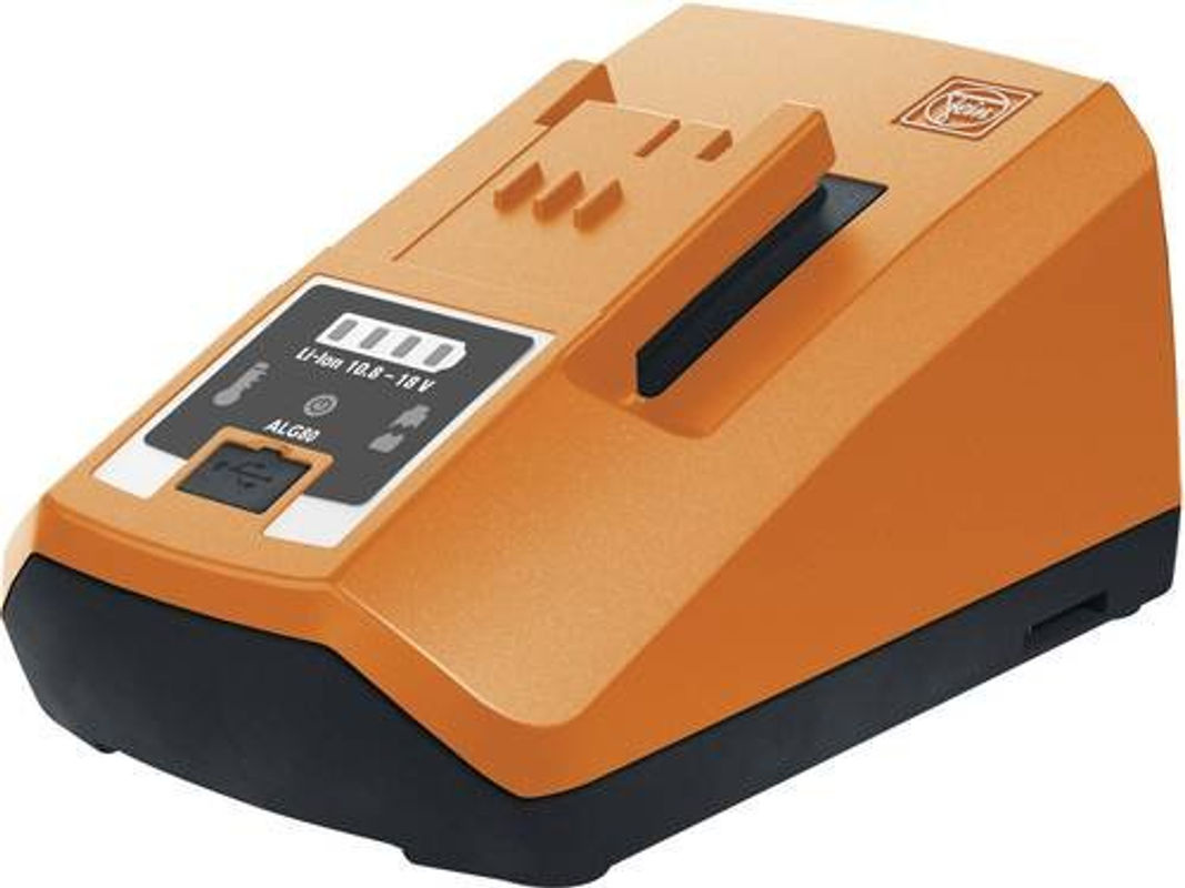 Fein Schnellladegerät ALG 80 für Li-Ion Akkus in Orange - Bild 2