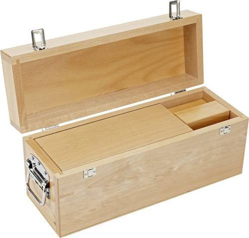 KERN Holz gepolsterter Hocker Universal 10kg in Beige - Bild 1