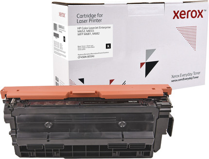 Xerox Everyday Tonerpatrone Schwarz kompatibel mit HP Color LaserJet Enterprise M652, M653 und LaserJet Enterprise Flow MFP M681, M682 (Alternative zu HP 655A und HP CF450A) - Bild 1